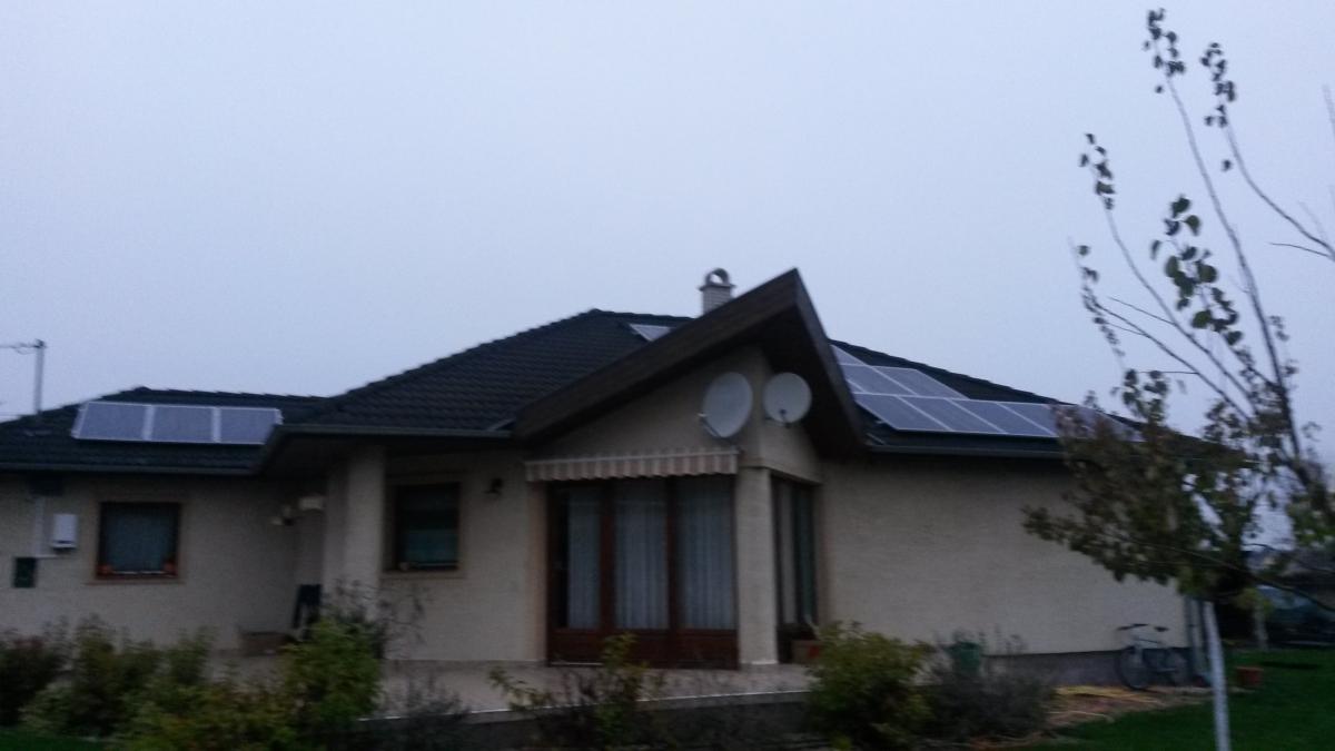 4,12 kW Bauer panelek, és Solaredge inverter